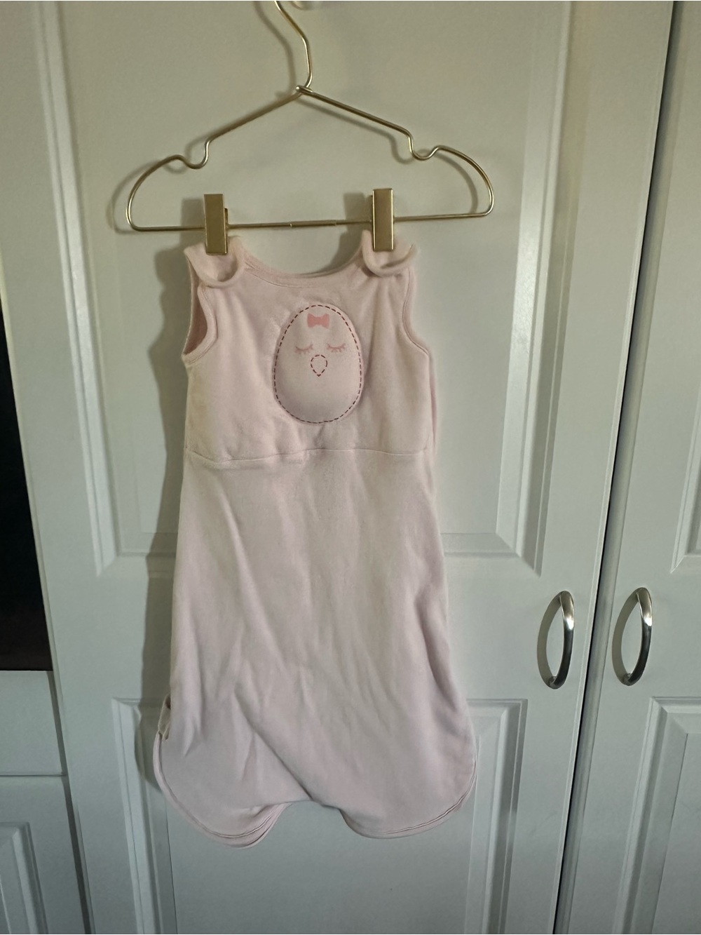 Pink Nested Bean Baby Sleep Sack 0-6 months euc